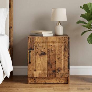 ARDEBO.de - Nachttisch Altholz 43 x 34,5 x 47 cm Holzwerkstoff