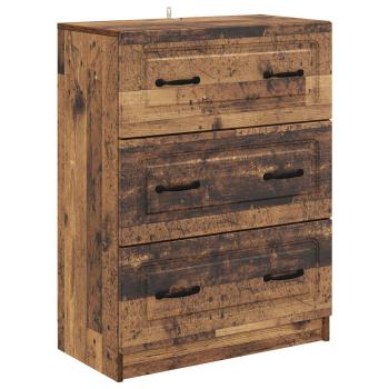 Schubladenschrank Altholz 66 x 34,5 x 87 cm Holzwerkstoff