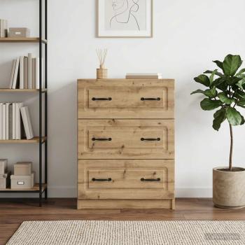 Schubladenschrank 66 x 34,5 x 87 cm Holzwerkstoff Artisan-Eiche