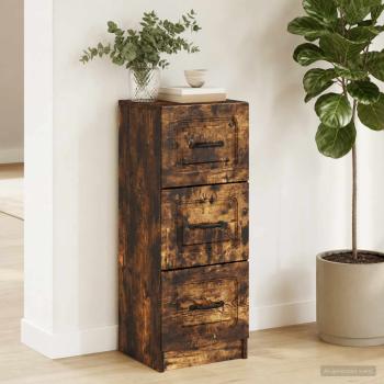 ARDEBO.de - Schubladenschrank Geräucherte Eiche 33 x 34,5 x 87 cm