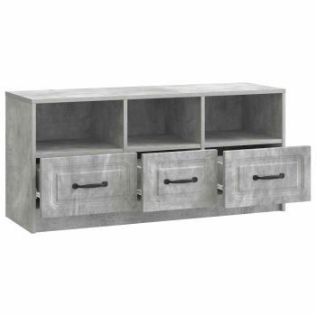 TV-Schränk Betongrau 102 x 34,5 x 47 cm Holzwerkstoff