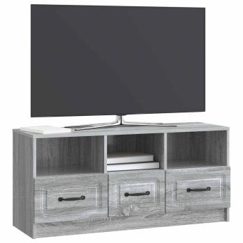 TV-Schränk Graues Sonoma 102 x 34,5 x 47 cm Holzwerkstoff