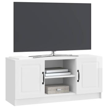 TV-Schränk Hochglanz Weiß 102 x 34,5 x 47 cm Holzwerkstoff