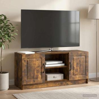 ARDEBO.de - TV-Schränk Geräucherte Eiche 102 x 34,5 x 47 cm Holzwerkstoff