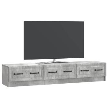 TV-Schränk 147 x 34,5 x 27 cm Betongrau Holzwerkstoff