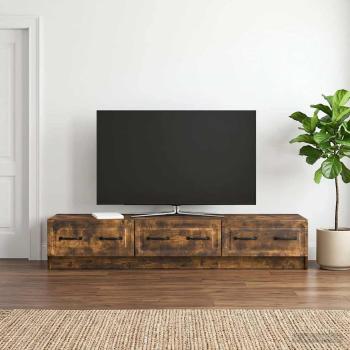 ARDEBO.de - TV-Schränk 147 x 34,5 x 27 cm Räuchereiche Holzwerkstoff