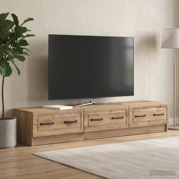 ARDEBO.de - TV-Schränk 147 x 34,5 x 27 cm Artisan-Eiche Holzwerkstoff