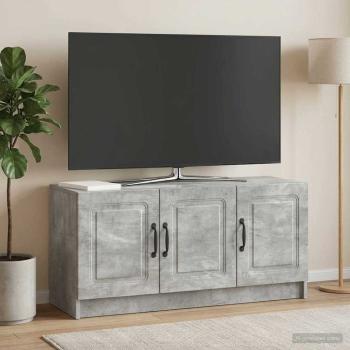 ARDEBO.de - TV-Schränk Betongrau 99 x 34,5 x 47 cm Holzwerkstoff