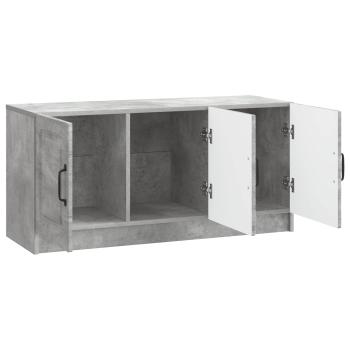 TV-Schränk Betongrau 99 x 34,5 x 47 cm Holzwerkstoff