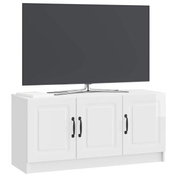 TV-Schränk Hochglanz Weiß 99 x 34,5 x 47 cm Holzwerkstoff