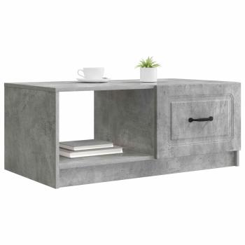 Couchtisch Betongrau 90 x 50 x 37 cm Holzwerkstoff