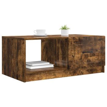 Couchtisch Räuchereiche 90 x 50 x 37 cm Holzwerkstoff