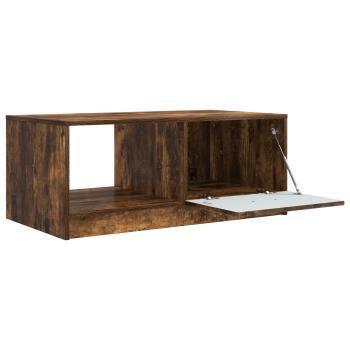 Couchtisch Räuchereiche 90 x 50 x 37 cm Holzwerkstoff