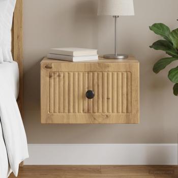 ARDEBO.de - Wandmontierter Nachttisch Artisan-Eiche 33 x 34,5 x 20 cm
