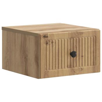 Wandmontierter Nachttisch Artisan-Eiche 33 x 34,5 x 20 cm