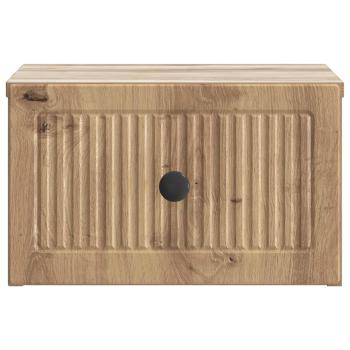 Wandmontierter Nachttisch Artisan-Eiche 33 x 34,5 x 20 cm