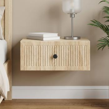 ARDEBO.de - Nachttisch Sonoma-Eiche 49 x 34,5 x 20 cm Holzwerkstoff