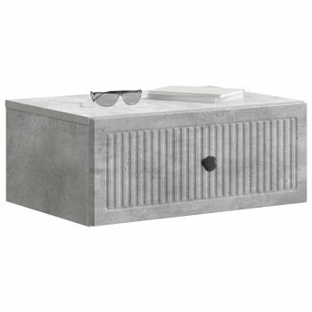 Nachttisch Betongrau 49 x 34,5 x 20 cm Holzwerkstoff