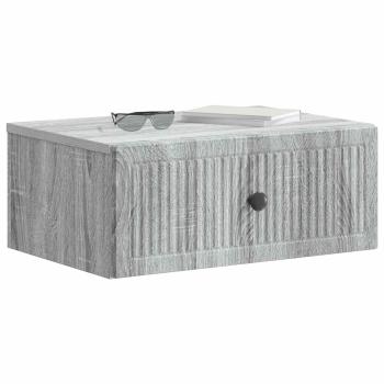 Nachttisch Sonoma-Grau 49 x 34,5 x 20 cm Holzwerkstoff