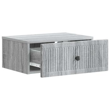 Nachttisch Sonoma-Grau 49 x 34,5 x 20 cm Holzwerkstoff