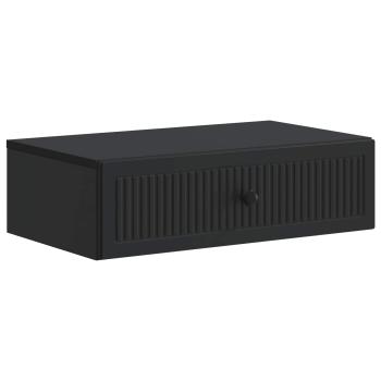 Wandmontierter Beistelltisch Schwarz 59 x 34,5 x 17 cm