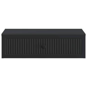 Wandmontierter Beistelltisch Schwarz 59 x 34,5 x 17 cm