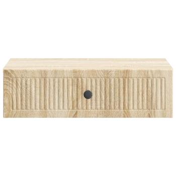 Wandmontierter Beistelltisch Sonoma-Eiche 59 x 34,5 x 17 cm