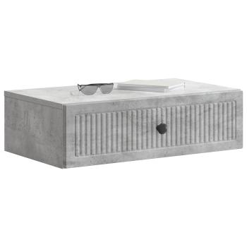 Wandmontierter Beistelltisch Betongrau 59 x 34,5 x 17 cm