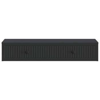 Wandmontierter Beistelltisch Schwarz 87,5 x 34,5 x 17 cm