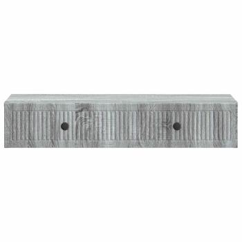Wandmontierter Beistelltisch Graues Sonoma 87,5 x 34,5 x 17 cm