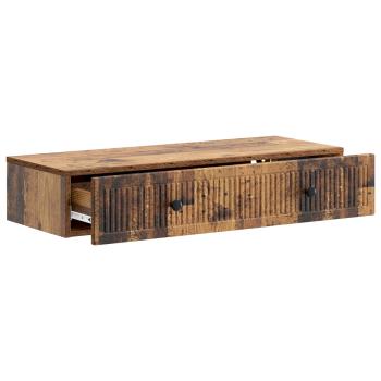 Wandmontierter Beistelltisch Altholz 87,5 x 34,5 x 17 cm