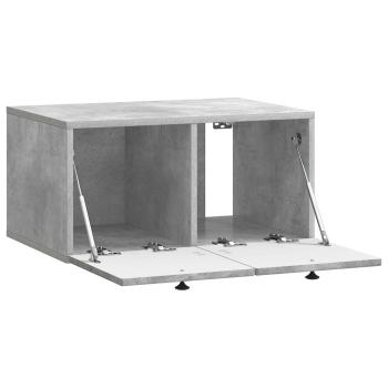 Wandmontierter TV-Schrank Betongrau 59,5 x 41 x 30 cm