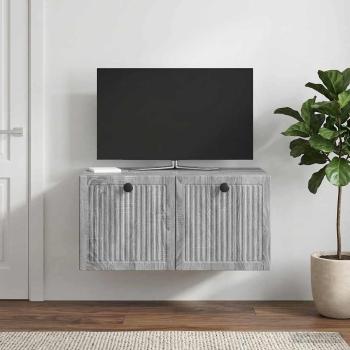 ARDEBO.de - Wandmontierter TV-Schrank Graues Sonoma 59,5 x 41 x 30 cm