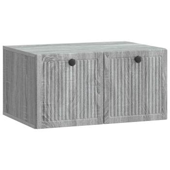 Wandmontierter TV-Schrank Graues Sonoma 59,5 x 41 x 30 cm