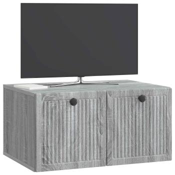 Wandmontierter TV-Schrank Graues Sonoma 59,5 x 41 x 30 cm