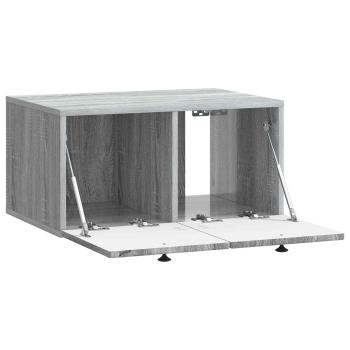 Wandmontierter TV-Schrank Graues Sonoma 59,5 x 41 x 30 cm