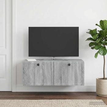 ARDEBO.de - Wandmontierter TV-Schrank Graues Sonoma 78,5 x 41 x 30 cm