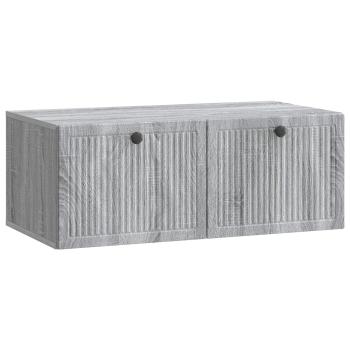 Wandmontierter TV-Schrank Graues Sonoma 78,5 x 41 x 30 cm
