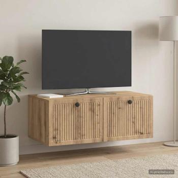 Wandmontierter TV-Schrank 78,5 x 41 x 30 cm Artisan-Eiche