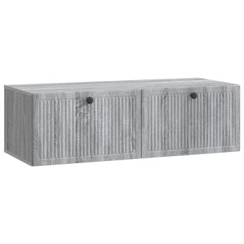 Wandmontierter TV-Schrank Graues Sonoma 98 x 41 x 30 cm