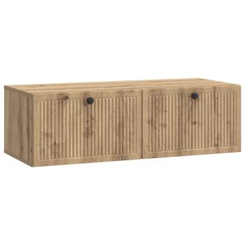 Wandmontierter TV-Schrank 98 x 41 x 30 cm Artisan-Eiche