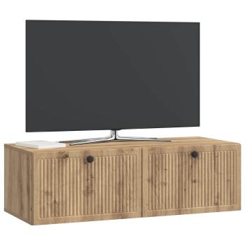 Wandmontierter TV-Schrank 98 x 41 x 30 cm Artisan-Eiche