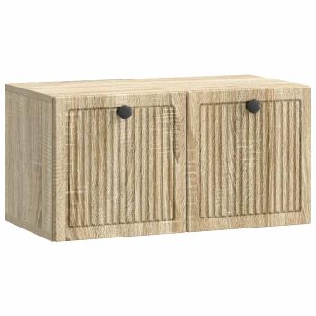 Wandmontierter TV-Schrank Sonoma-Eiche 59,5 x 31 x 30 cm