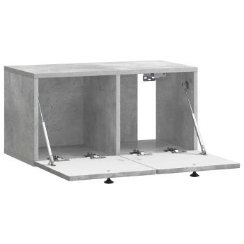Wandmontierter TV-Schrank Betongrau 59,5 x 31 x 30 cm