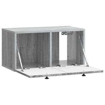 Wandmontierter TV-Schrank Graues Sonoma 59,5 x 31 x 30 cm