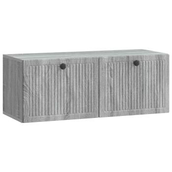 Wandmontierter TV-Schrank Graues Sonoma 78,5 x 31 x 30 cm
