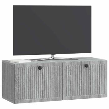 Wandmontierter TV-Schrank Graues Sonoma 78,5 x 31 x 30 cm