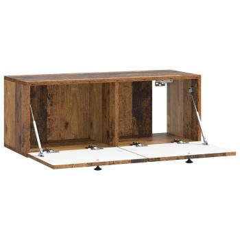 Wandmontierter TV-Schrank Altholz 78,5 x 31 x 30 cm