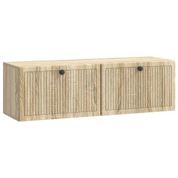 Wandmontierter TV-Schrank Sonoma-Eiche 98 x 31 x 30 cm