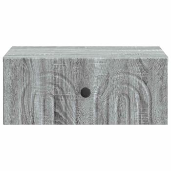 Wandmontierter Nachttisch Sonoma-Grau 49 x 34,5 x 20 cm